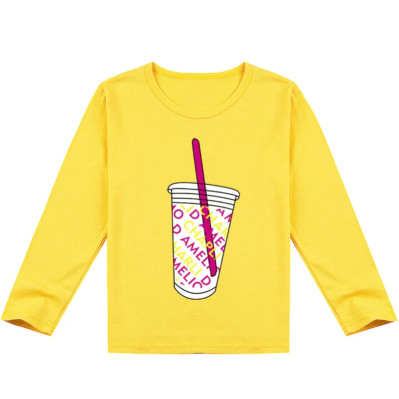 Spring Autumn Children Cartoon Ice Coffee T Shirt Kids Casual Graphic Tees Boutique Boys Outfits Baby Girls Long Sleeve Tops
Spring Autumn Children Cartoon Ice Coffee T Shirt Kids Casual Graphic Tees Boutique Boys Outfits Baby Girls Long Sleeve Tops