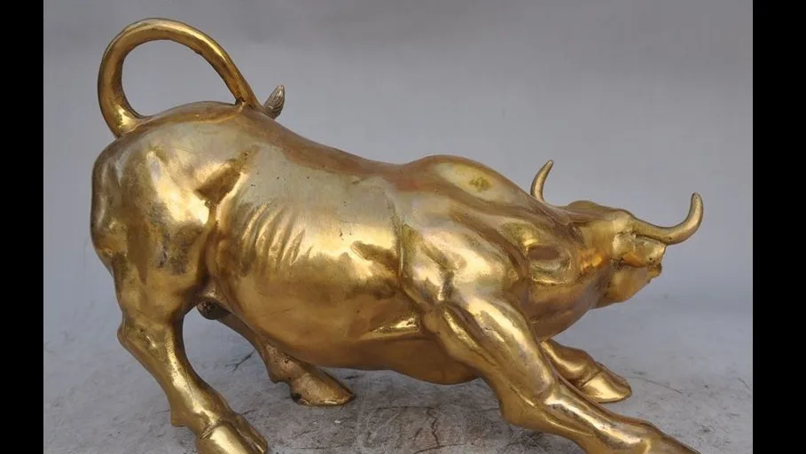 WANG671117638++12" CHINA FENG SHUI BRASS WEALTH ZODIAC OXEN BULL CATTLE ANIMAL STATUE SCULPTURE 30 CM LONG
WANG671117638++12" CHINA FENG SHUI BRASS WEALTH ZODIAC OXEN BULL CATTLE ANIMAL STATUE SCULPTURE 30 CM LONG