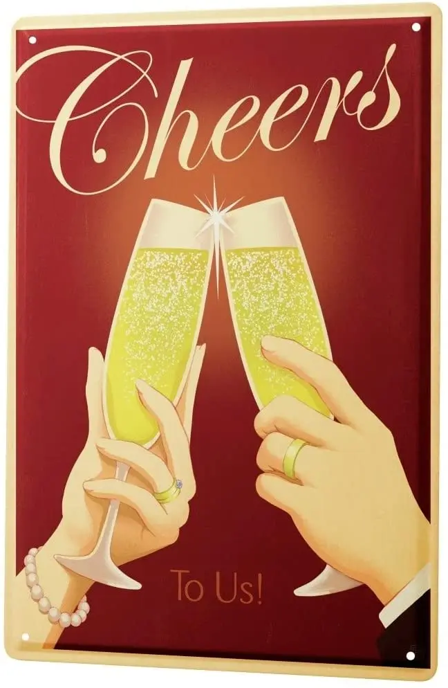 SINCE 2004 Tin Sign Metal Plate Decorative Sign Home Decor Plaques 20X30 cm Cheers Champagne Glasses Bar Pub Restaurant Decor
SINCE 2004 Tin Sign Metal Plate Decorative Sign Home Decor Plaques 20X30 cm Cheers Champagne Glasses Bar Pub Restaurant Decor