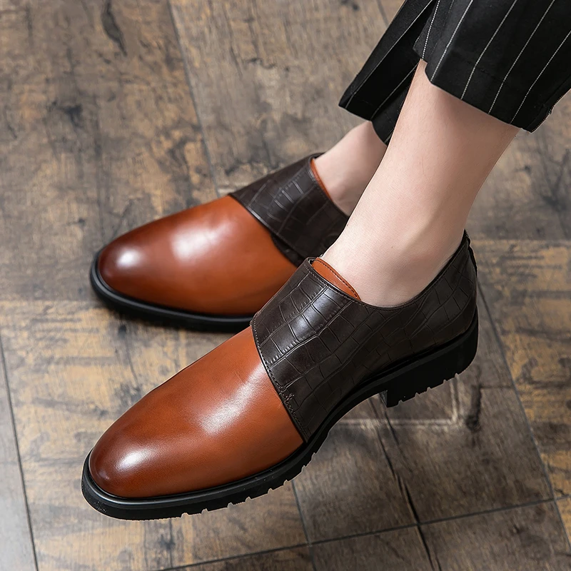 YRZL Leather Shoes Men Dress Shoe Office Shoes Men Buckle Leather Shoes Comfortable Slip on Men Shoes Leather
YRZL Leather Shoes Men Dress Shoe Office Shoes Men Buckle Leather Shoes Comfortable Slip on Men Shoes Leather