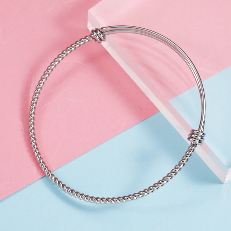 Fnixtar 20Pcs 2.5mm Thickness 60mm Mirror Polish Stainless Steel Twisted Adjustable Bangles For Womens Mens Fashion Jewelry
Fnixtar 20Pcs 2.5mm Thickness 60mm Mirror Polish Stainless Steel Twisted Adjustable Bangles For Womens Mens Fashion Jewelry