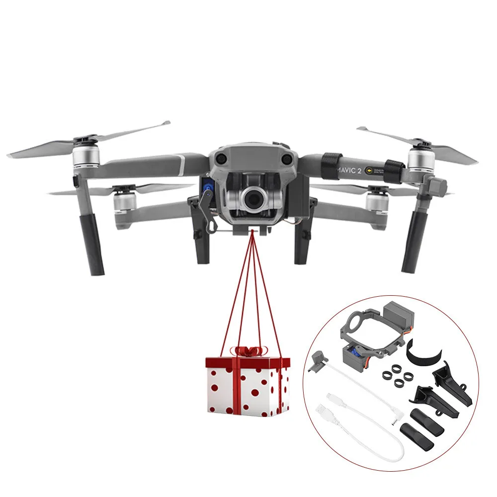 Для DJI Mavic 2 Pro/Zoom Дрон система Airdrop посадочное снаряжение рыба приманка Свадебное предложение доставка диспенсер спасательное устройство
Для DJI Mavic 2 Pro/Zoom Дрон система Airdrop посадочное снаряжение рыба приманка Свадебное предложение доставка диспенсер спасательное устройство