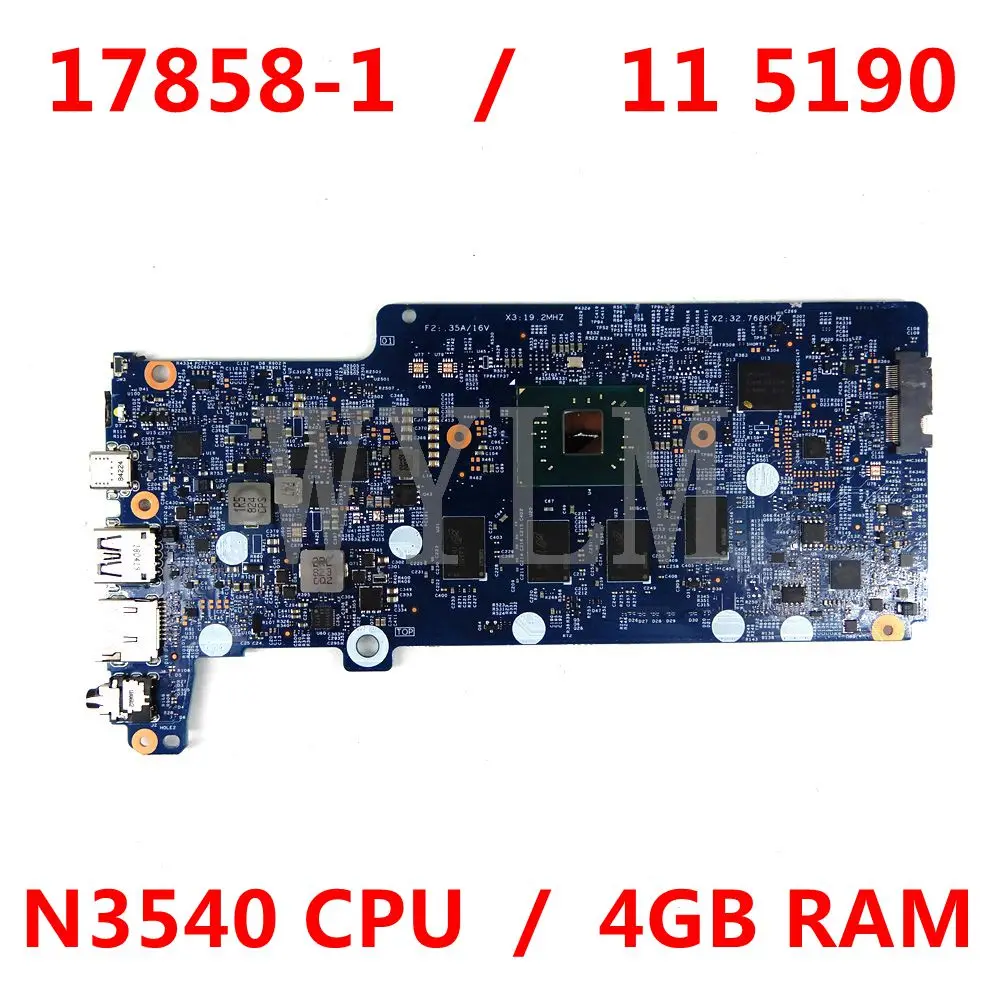 Материнская плата для Dell OEM Chromebook 11 (5190) 2 в 1 системная плата 17858-1 процессор Intel Celeron N3540 4 Гб ОЗУ-32 ГБ-2VJNT
Материнская плата для Dell OEM Chromebook 11 (5190) 2 в 1 системная плата 17858-1 процессор Intel Celeron N3540 4 Гб ОЗУ-32 ГБ-2VJNT
