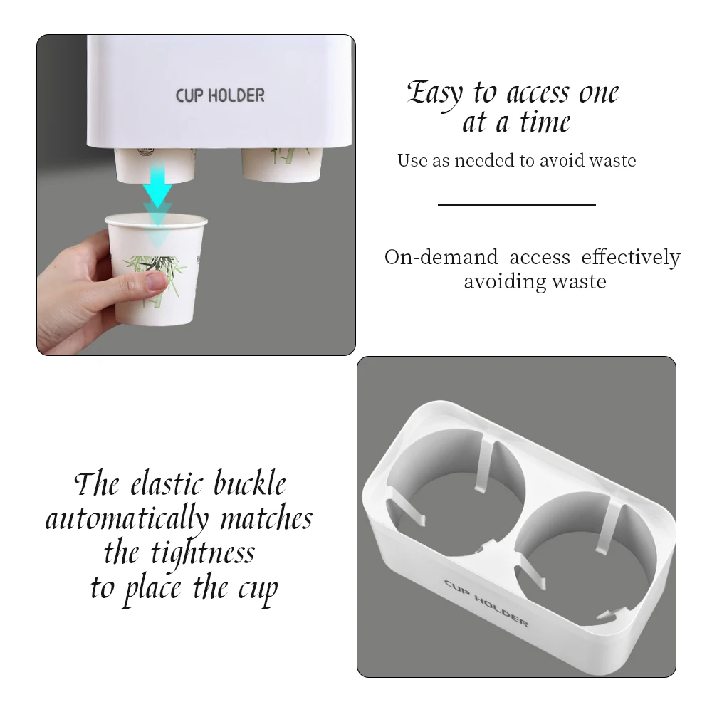 Disposable Cup Dispenser Automatically Drop Cup Remover Wall-mounted Plastic Paper Cup Anti-dust Storage Rack for Kitchen Home
Disposable Cup Dispenser Automatically Drop Cup Remover Wall-mounted Plastic Paper Cup Anti-dust Storage Rack for Kitchen Home