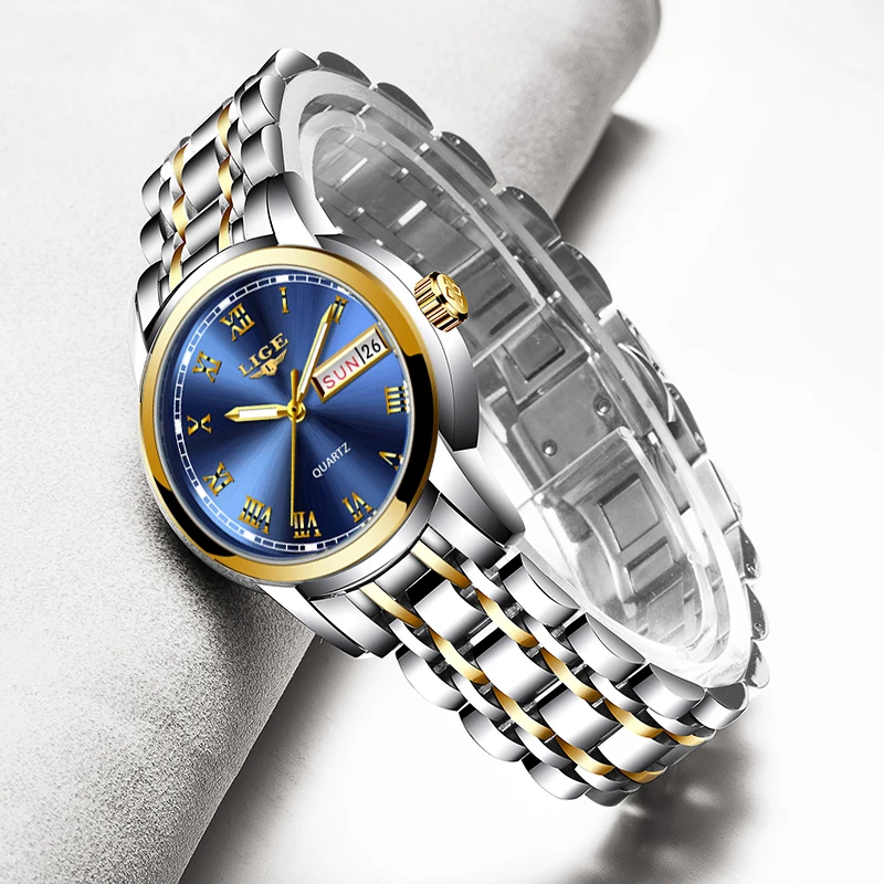 New LIGE Women Watch Luxury Brand Watch Simple Quartz Lady Waterproof Wristwatch Female Fashion Casual Watches Clock reloj mujer
New LIGE Women Watch Luxury Brand Watch Simple Quartz Lady Waterproof Wristwatch Female Fashion Casual Watches Clock reloj mujer