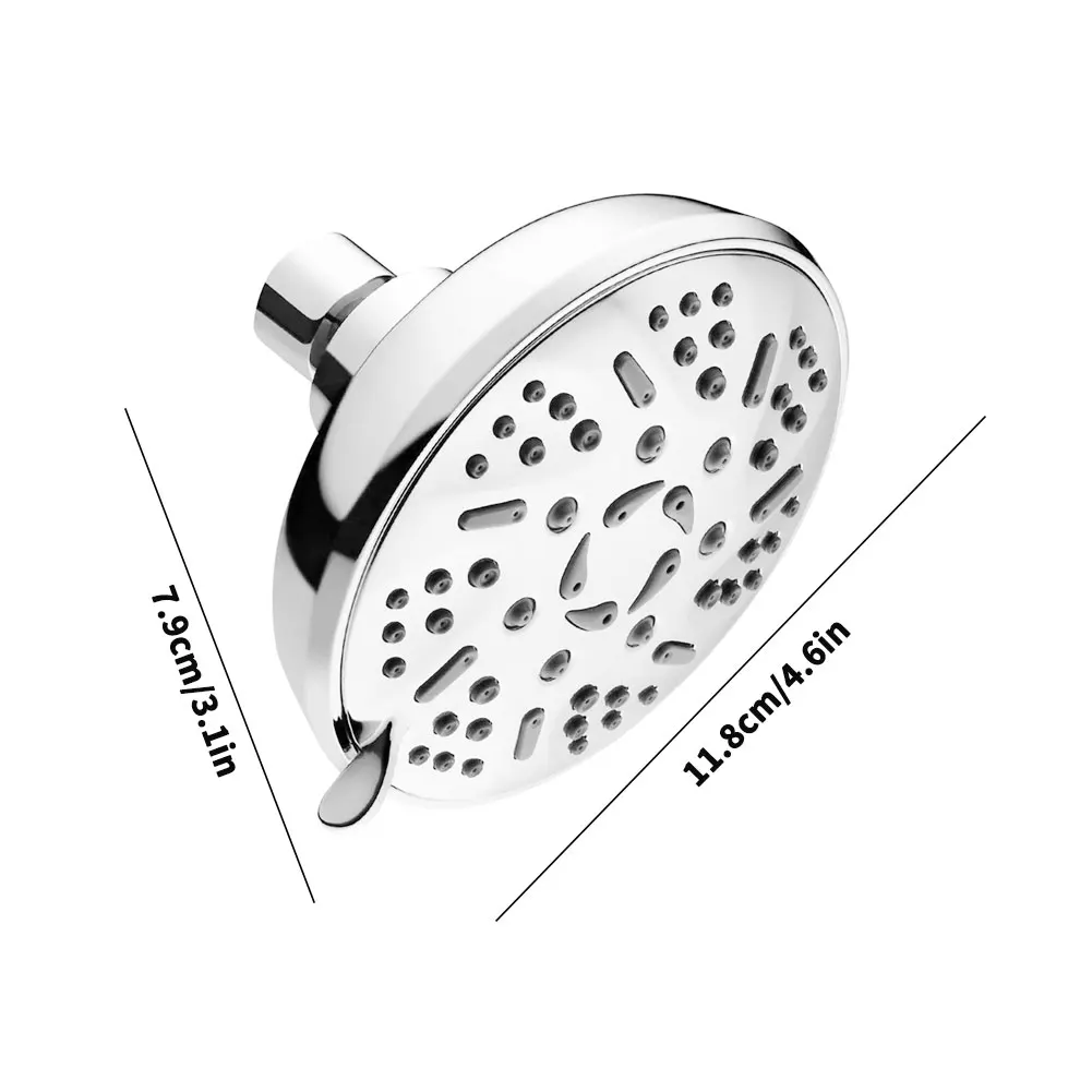 2021 NEW 1PC Silver Shower Head Powerful High Pressure Bathroom Showerhead with 9 Spray Modes 4.5Inch ABS Home Accessory
2021 NEW 1PC Silver Shower Head Powerful High Pressure Bathroom Showerhead with 9 Spray Modes 4.5Inch ABS Home Accessory