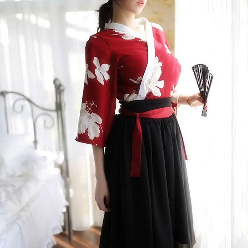 New Printed Chiffon Chinese Style Hanfu Japanese Cute Nightdress Adult Sexy Temptation Nightclub 2021 Cosplay Sexy Lingerie
New Printed Chiffon Chinese Style Hanfu Japanese Cute Nightdress Adult Sexy Temptation Nightclub 2021 Cosplay Sexy Lingerie