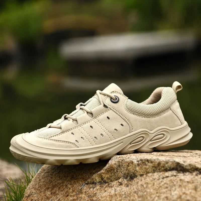 Quality Men's Shoes Fashion Genuine Leather Splicing Oxford Shoes Outdoor Hiking Casual Shoes British Retro Men Lace-Up Shoes
Quality Men's Shoes Fashion Genuine Leather Splicing Oxford Shoes Outdoor Hiking Casual Shoes British Retro Men Lace-Up Shoes