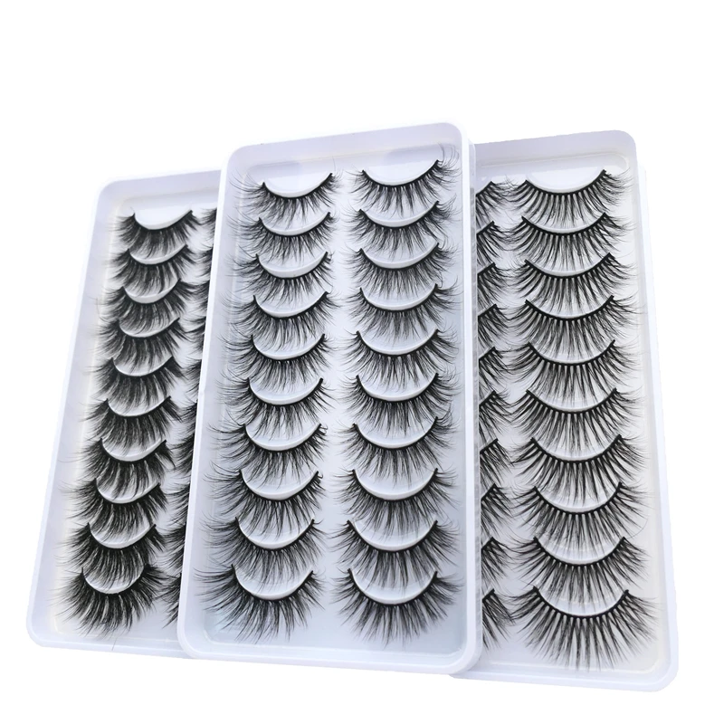 5/10 Pairs 3D Mink Lashes Natural Eyelashes Dramatic False Eyelashes Faux Cils Makeup Wholesale Fake Eyelash Extension maquiagem 
5/10 Pairs 3D Mink Lashes Natural Eyelashes Dramatic False Eyelashes Faux Cils Makeup Wholesale Fake Eyelash Extension maquiagem