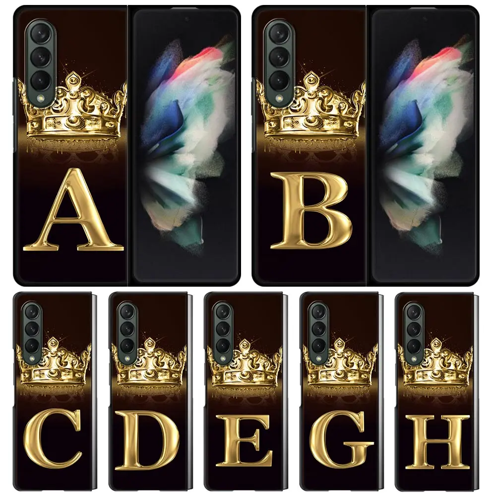 Matte Case for Samsung Z Fold3 5G Phone Cover For Galaxy Z Fold 3 Hard Silicone Capa for ZFold 3 Shell Crown Letter
Matte Case for Samsung Z Fold3 5G Phone Cover For Galaxy Z Fold 3 Hard Silicone Capa for ZFold 3 Shell Crown Letter