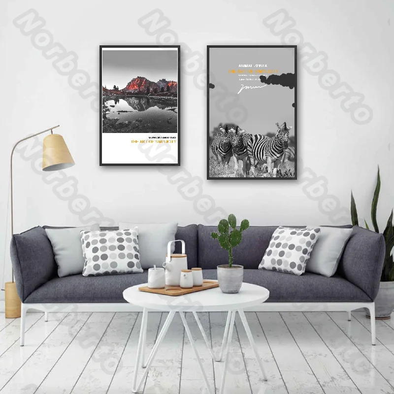 Canvas Painting Wall Poster Painting Black and White Color Natural Landscape Animals for Living Room Sofa Background Decoration 
Canvas Painting Wall Poster Painting Black and White Color Natural Landscape Animals for Living Room Sofa Background Decoration
