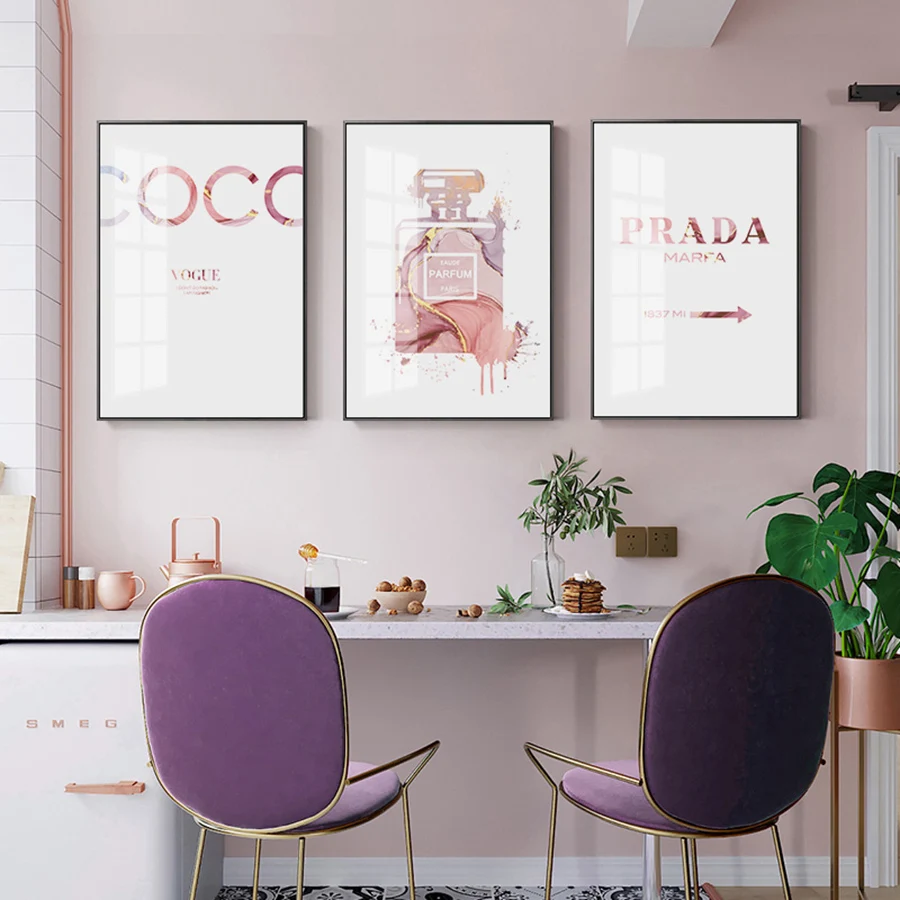 Fashion Painting Wall Art Perfume Lips Poster Canvas Prints Modern Teen Room Girl Bedroom Dressing Room Decoration Pictures
Fashion Painting Wall Art Perfume Lips Poster Canvas Prints Modern Teen Room Girl Bedroom Dressing Room Decoration Pictures