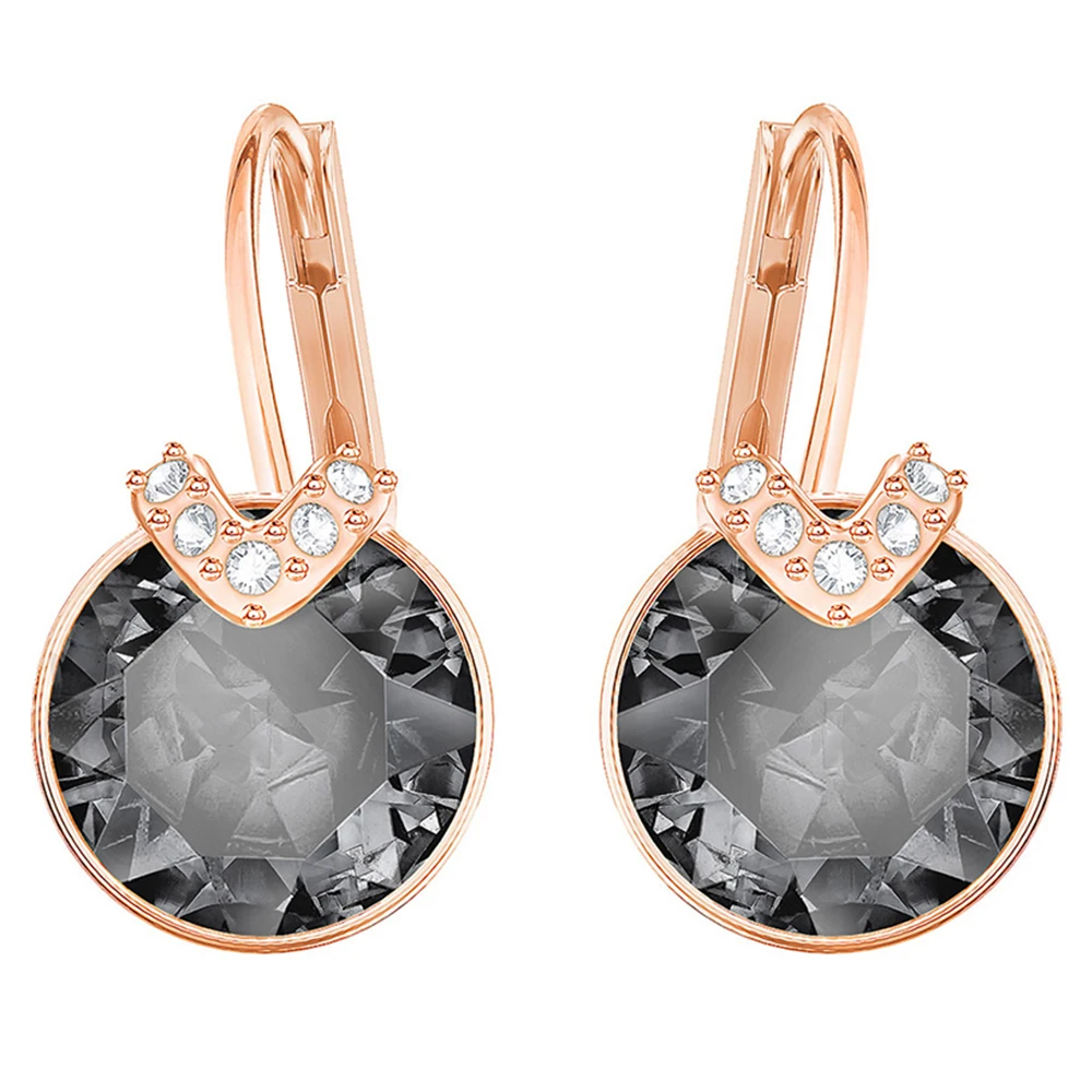 Fashion Jewelry High Quality SWA Simple Bella Polychrome Austrian Crystal Exquisite Lady Charm Earrings
Fashion Jewelry High Quality SWA Simple Bella Polychrome Austrian Crystal Exquisite Lady Charm Earrings