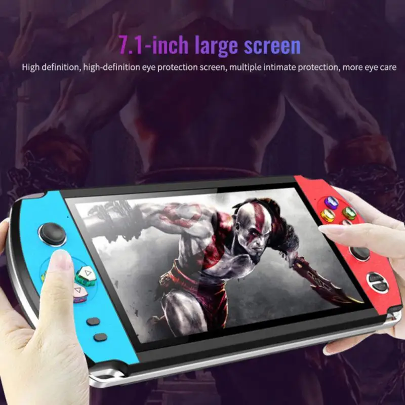 X19 Gaming Console 7 inch HD Retro Handheld Built in 2000 Game игровая приставка For PS1 Kid's Gift
X19 Gaming Console 7 inch HD Retro Handheld Built in 2000 Game игровая приставка For PS1 Kid's Gift