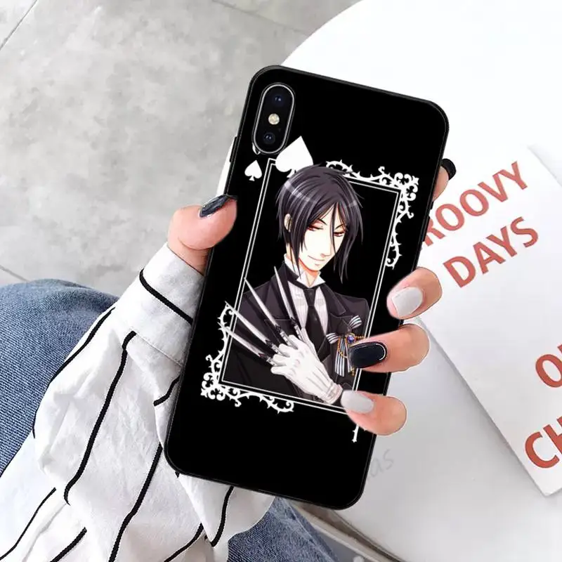 Black Butler Anime manga Anti-fall mobile Phone Case coque for iPhone 11 12 pro XS MAX 8 7 6 6S Plus X 5S SE 2020 XR
Black Butler Anime manga Anti-fall mobile Phone Case coque for iPhone 11 12 pro XS MAX 8 7 6 6S Plus X 5S SE 2020 XR