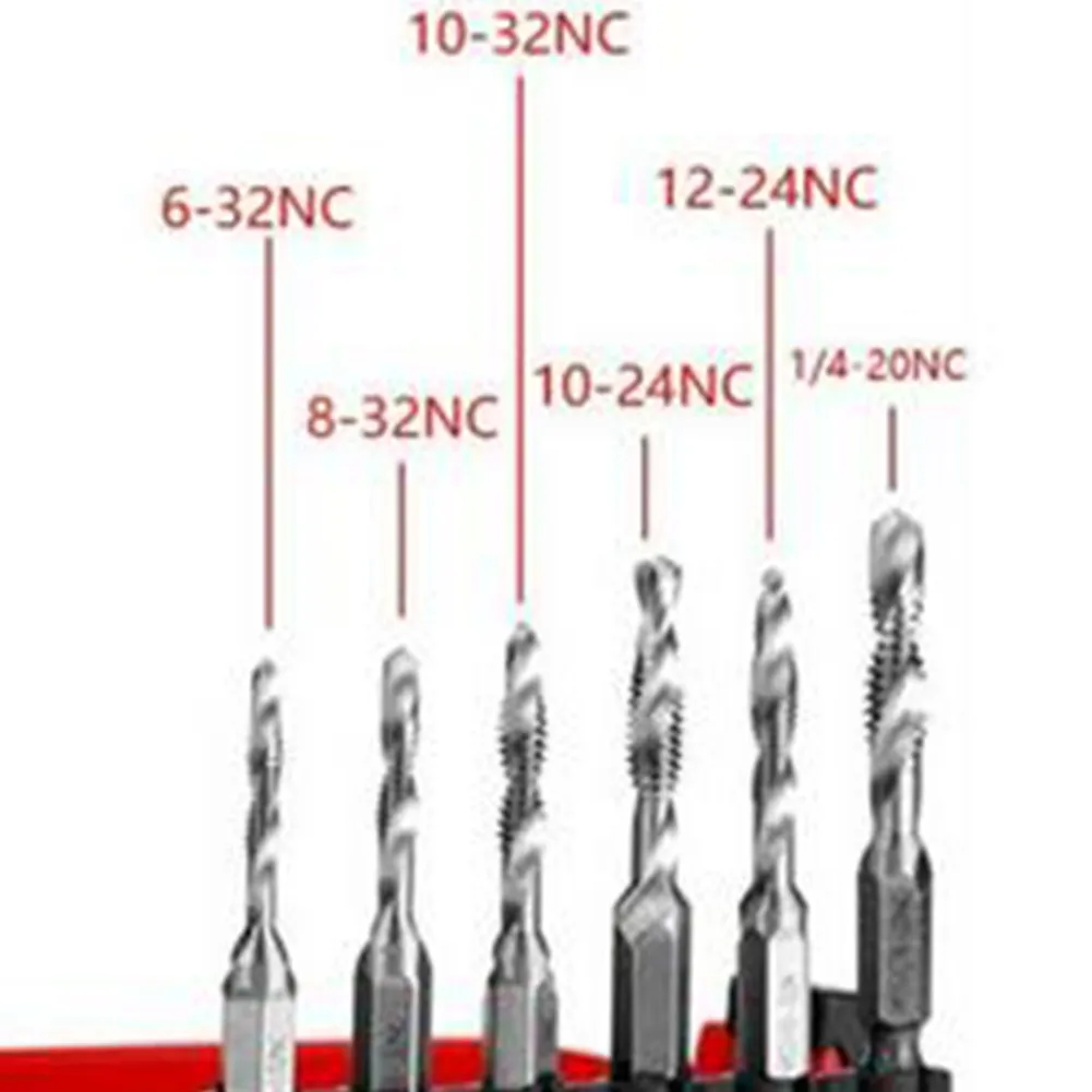 12Pcs Hexagon Shank Compound Wire Tapping Tap Bit M3-M10 And 6-32NC-1/4 20NC HSS Drilling Tap Bits Thread Screw Tapping Tool
12Pcs Hexagon Shank Compound Wire Tapping Tap Bit M3-M10 And 6-32NC-1/4 20NC HSS Drilling Tap Bits Thread Screw Tapping Tool