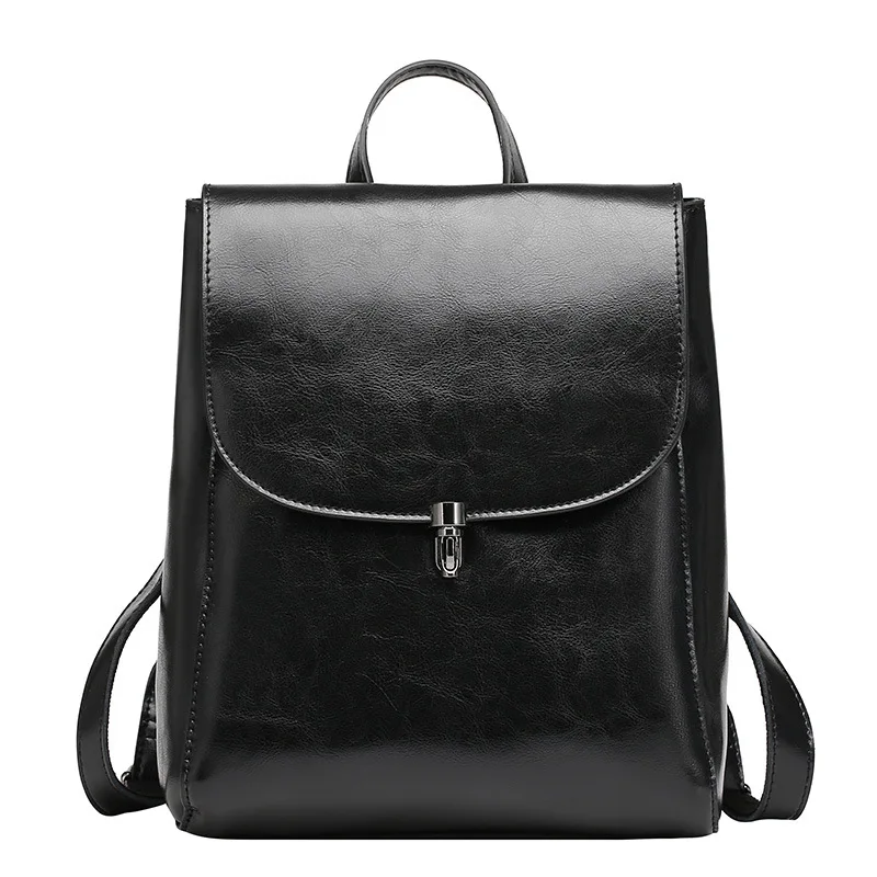 Winter New Cowhide Women Backpacks 2021 Korean Fashion Oil Wax Genuine Leather Large Capacity Travel Bags Daily Backpack
Winter New Cowhide Women Backpacks 2021 Korean Fashion Oil Wax Genuine Leather Large Capacity Travel Bags Daily Backpack