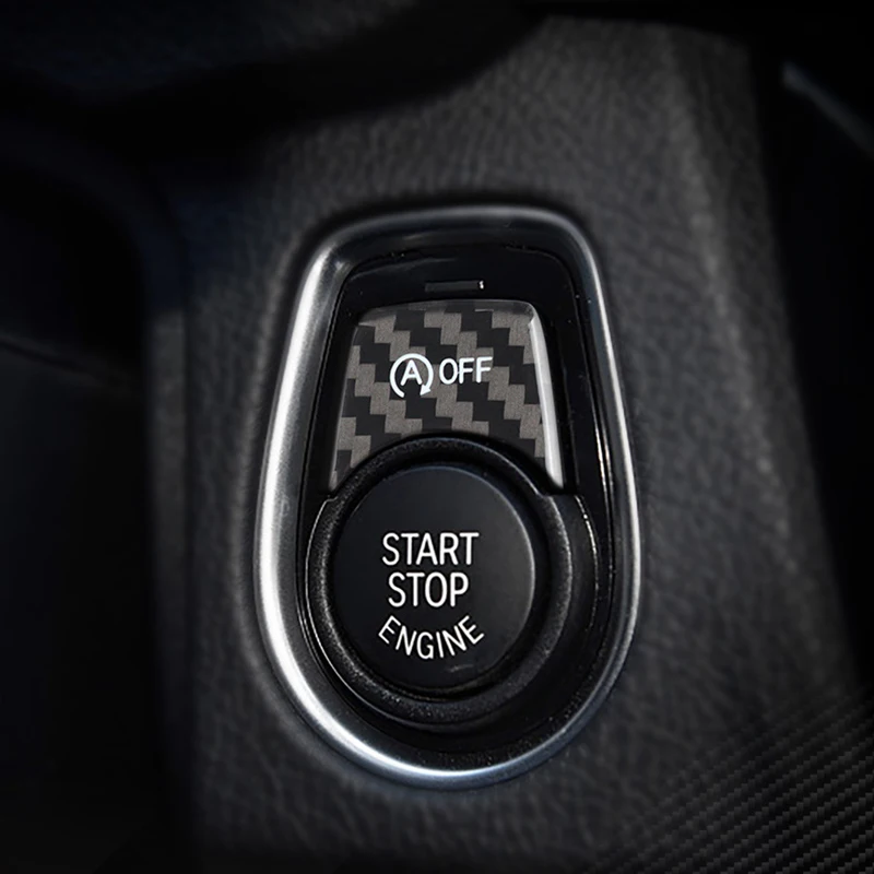 Car Red Carbon Fiber Automatic Stop Start Button Cover Trim Strip For BMW 3 Series F30 F31 F32 F33 One-click Start Accessories 
Car Red Carbon Fiber Automatic Stop Start Button Cover Trim Strip For BMW 3 Series F30 F31 F32 F33 One-click Start Accessories