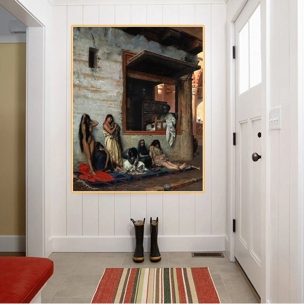 Canvas Oil Painting Jean-Leon Gerome"The Slave Market"Western Art Decor Wall Famous Artwork Backdrop Home Aesthetic Decoration
Canvas Oil Painting Jean-Leon Gerome"The Slave Market"Western Art Decor Wall Famous Artwork Backdrop Home Aesthetic Decoration