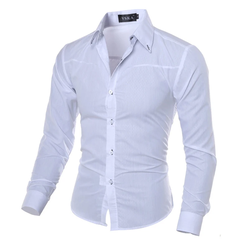 Mens Formal Dress Shirts Long Sleeve Cotton Business Slim Fit Plus Size Office Male Dark Texture Rhomboid Shirt
Mens Formal Dress Shirts Long Sleeve Cotton Business Slim Fit Plus Size Office Male Dark Texture Rhomboid Shirt