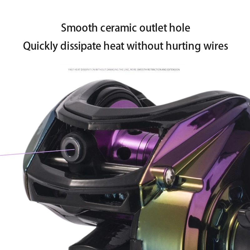 LIZARD Colorful Baitcasting Reel Shielded Ball Bearings 8.1:1 High Speed Fishing Reel for Saltwater Freshwater Fishing
LIZARD Colorful Baitcasting Reel Shielded Ball Bearings 8.1:1 High Speed Fishing Reel for Saltwater Freshwater Fishing