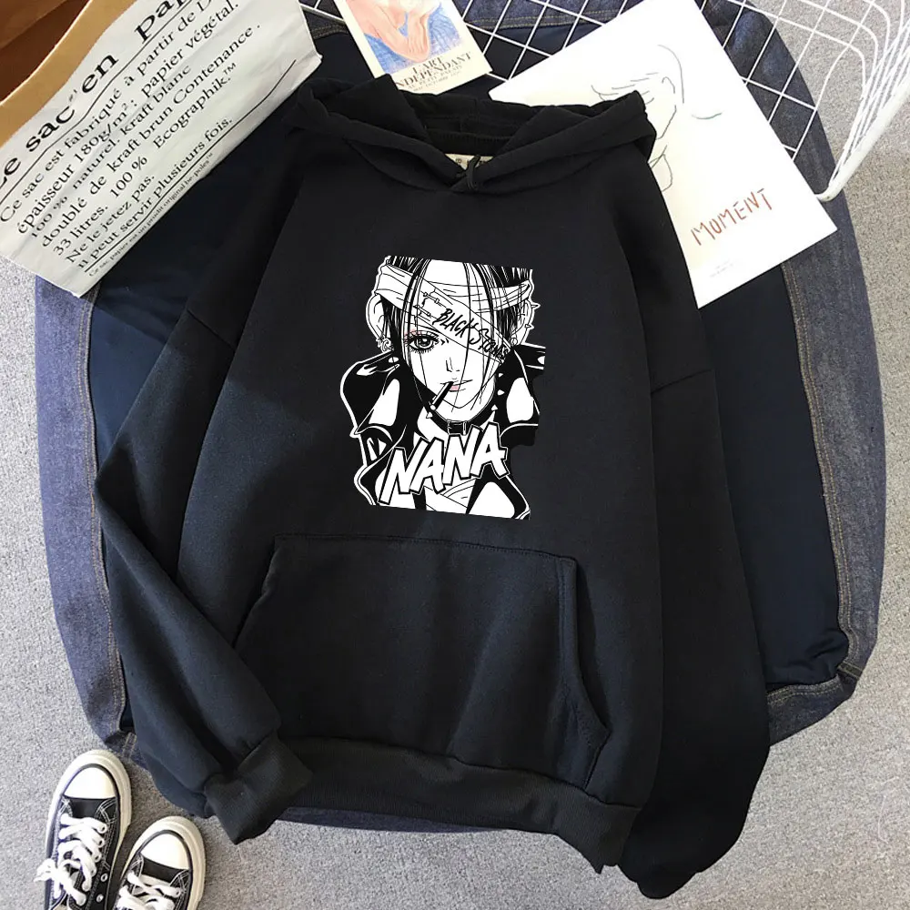 Fashion Womens Hoodies Manga Nana Osaki Long Sleeves Female Pullover Streetwear Hip Hop Clothes Japanese Anime Harajuku Tops
Fashion Womens Hoodies Manga Nana Osaki Long Sleeves Female Pullover Streetwear Hip Hop Clothes Japanese Anime Harajuku Tops