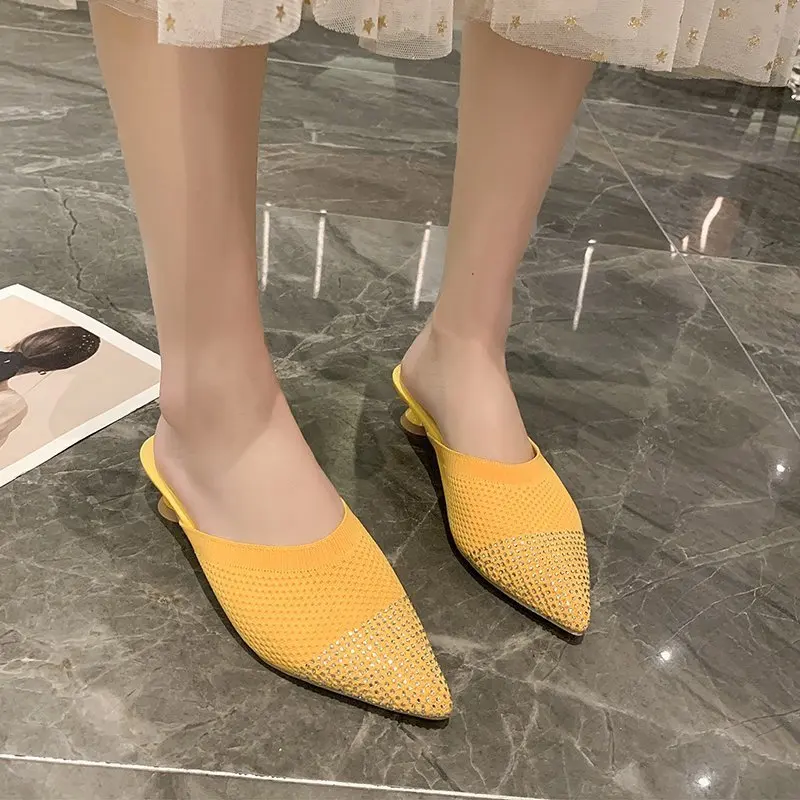 Shoes Slippers Women Summer Cover Toe Pantofle Luxury Slides Med Square heel Low 2021 Designer Block Pointed Rome Fabric Fashion
Shoes Slippers Women Summer Cover Toe Pantofle Luxury Slides Med Square heel Low 2021 Designer Block Pointed Rome Fabric Fashion