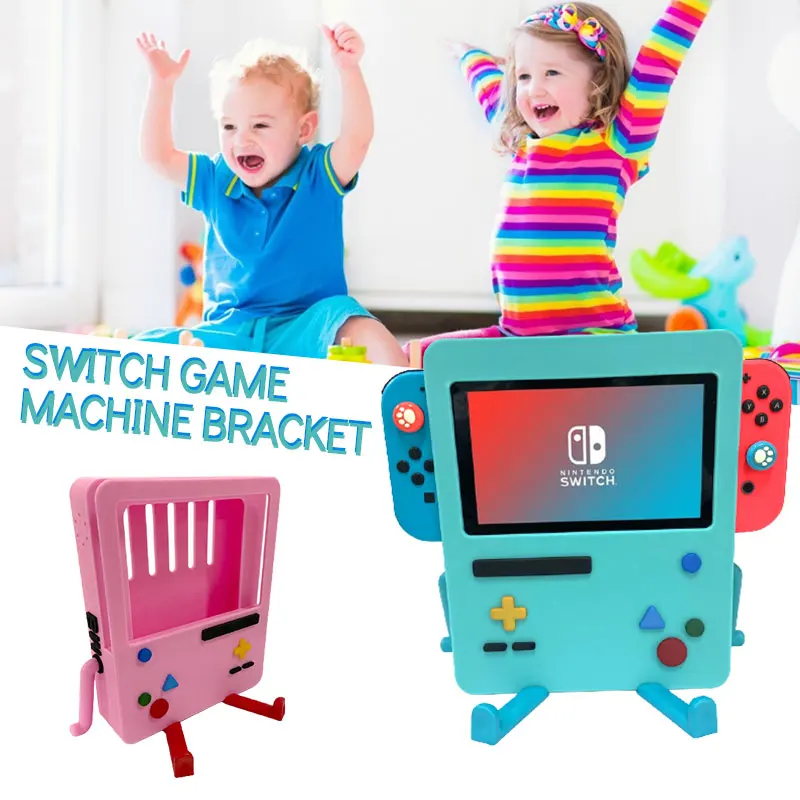 Игровая консоль Nintendo Switch, милая мультяшная подставка для телефона Nintendo Switch Mobie, розовый держатель, портативные аксессуары для кронштейна NS
Игровая консоль Nintendo Switch, милая мультяшная подставка для телефона Nintendo Switch Mobie, розовый держатель, портативные аксессуары для кронштейна NS