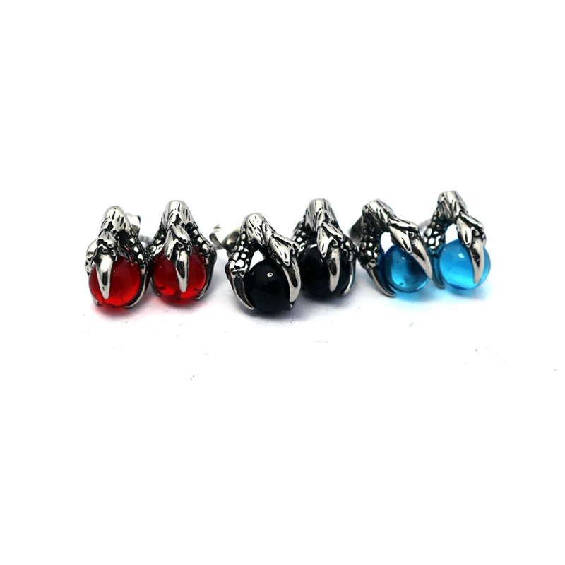 Gothic Vintage Dragon Claw Stud Earrings For Women Korean Trendy Stainless Steel Eardrop Fashion Jewelry Steampunk Accessories
Gothic Vintage Dragon Claw Stud Earrings For Women Korean Trendy Stainless Steel Eardrop Fashion Jewelry Steampunk Accessories