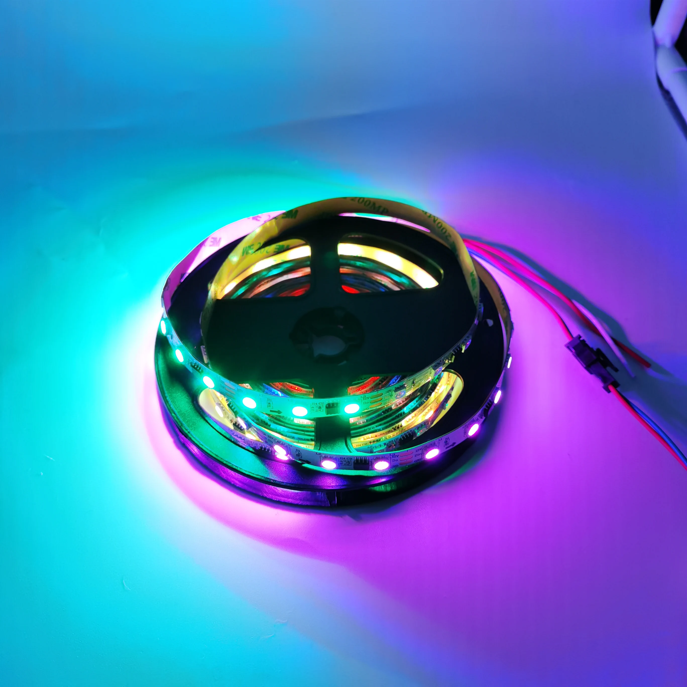 Многоцветная светодиодная лента высокого качества 12 В 1 м 2 3 4 5 RGB полноцветная 21Key