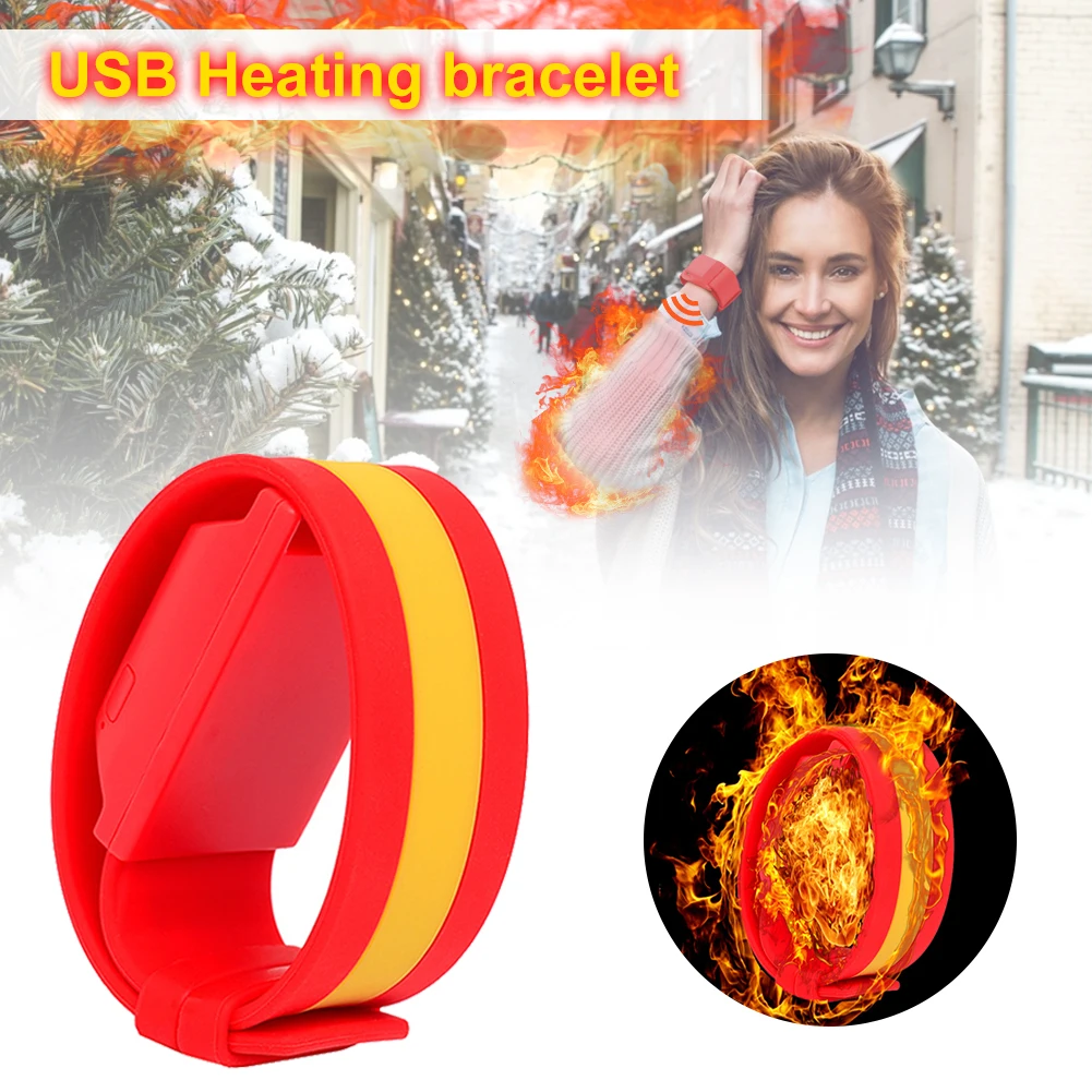 USB Charging Intelligent Warm Heating Bracelet Smart Self-Warming Bracelet Winter Wearable Wrist Warmers Pain Relief Wristband
USB Charging Intelligent Warm Heating Bracelet Smart Self-Warming Bracelet Winter Wearable Wrist Warmers Pain Relief Wristband