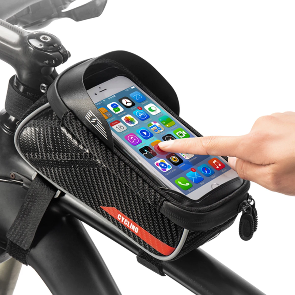 Bike Front Frame Phone Mount Pack Large Capacity Bike Storage Bag With Waterproof Touch Screen Phone Case Cycling Front Bag
Bike Front Frame Phone Mount Pack Large Capacity Bike Storage Bag With Waterproof Touch Screen Phone Case Cycling Front Bag