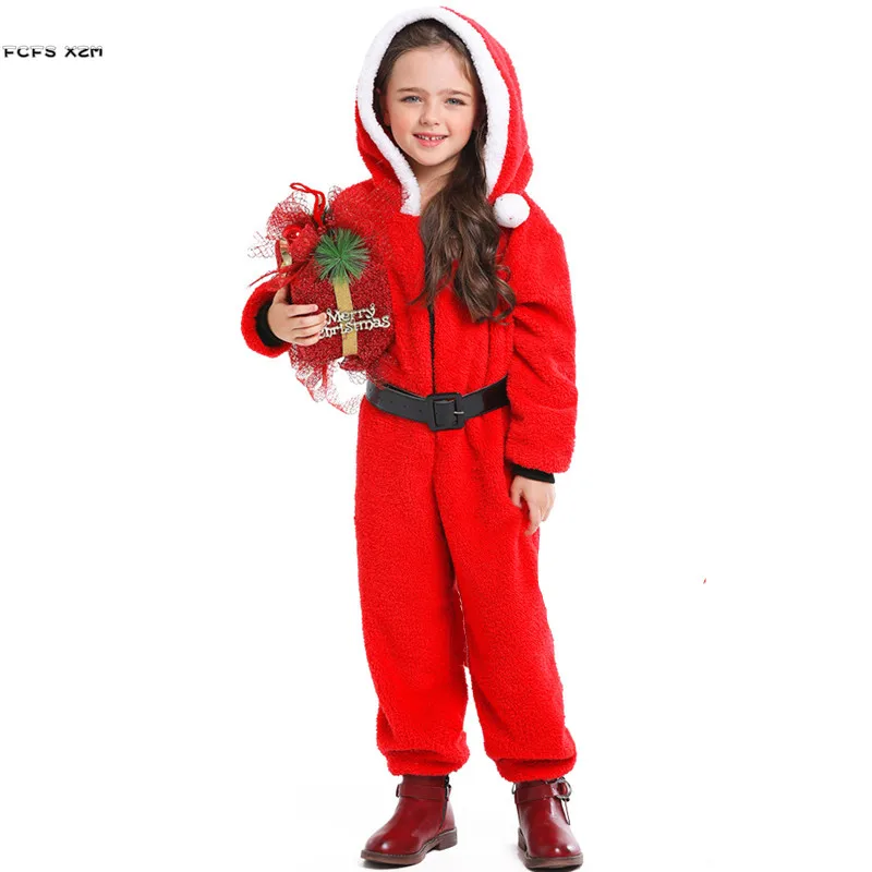 Red Girls Christmas Cosplay For Kids Children Halloween Santa Claus Costumes Winter Jumpsuits Pajamas Carnival Purim Party Dress
Red Girls Christmas Cosplay For Kids Children Halloween Santa Claus Costumes Winter Jumpsuits Pajamas Carnival Purim Party Dress