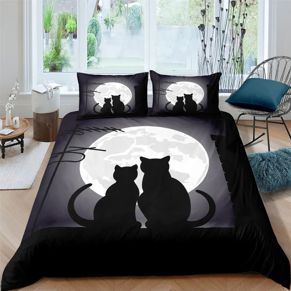 Home Textiles Luxury 3D Cartoon Cat Print 2/3Pcs Comfortable Duvet Cover PillowCase Bedding Set Queen and King EU/US/AU Size
Home Textiles Luxury 3D Cartoon Cat Print 2/3Pcs Comfortable Duvet Cover PillowCase Bedding Set Queen and King EU/US/AU Size