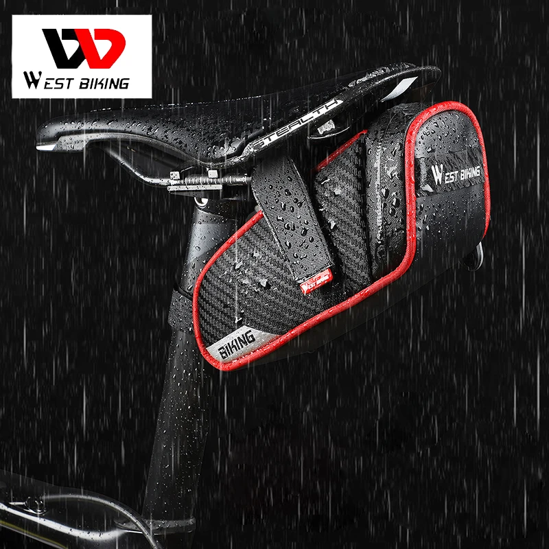 WEST BIKING Waterproof Bike Seat Bag Cycling Accessories MTB Bike Bicycle Saddle Bag Reflective Pannier Rear Bike Seatpost Bags
WEST BIKING Waterproof Bike Seat Bag Cycling Accessories MTB Bike Bicycle Saddle Bag Reflective Pannier Rear Bike Seatpost Bags