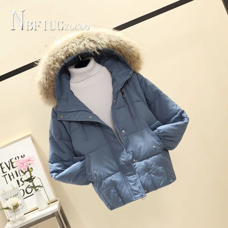 

2020 New Korean Fashion Loose Thick Women Parkas Winter Warm Female Overcoat