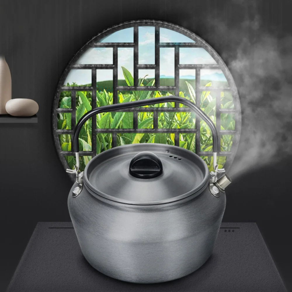1pc Teakettle Outdoor Portable Water Kettle Large Capacity Camping Picnic Kettle
1pc Teakettle Outdoor Portable Water Kettle Large Capacity Camping Picnic Kettle
