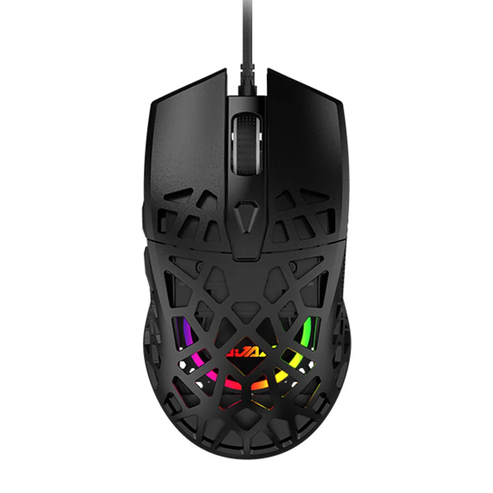 Распродажа! Мышь игровая Проводная с RGB подсветкой 6 передач 6200 DPI | Компьютеры и