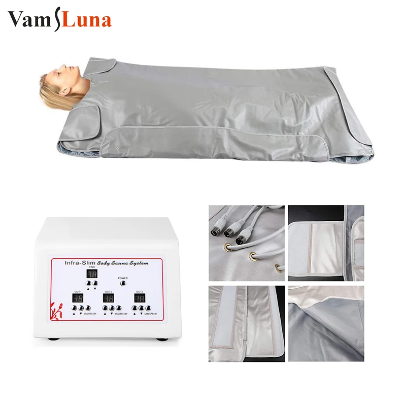 Slimming Blanket 3 Zone Fast Sweating Professional Detox Beauty Machine Far-Infrared Body Shaper Heating Therapy Massager
Slimming Blanket 3 Zone Fast Sweating Professional Detox Beauty Machine Far-Infrared Body Shaper Heating Therapy Massager