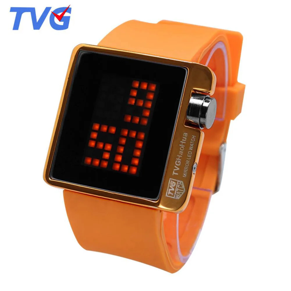 2020 TVG Silicone Strap Led digital Watches Famous Brand Watches Men Women Waterproof Sports Wrist Watches relogio feminino Gift
2020 TVG Silicone Strap Led digital Watches Famous Brand Watches Men Women Waterproof Sports Wrist Watches relogio feminino Gift