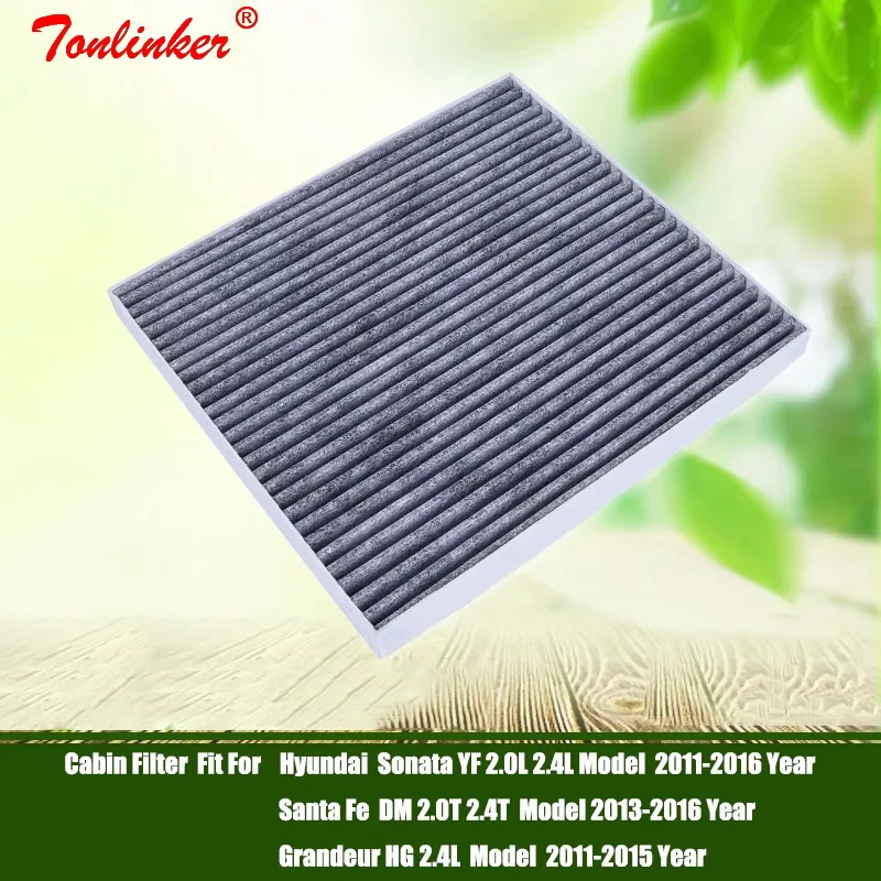 Cabin Filter For Hyundai Sonata YF 2.0L 2.4L Santa Fe DM 2.0T GRandeur HG 2.4 Model 2011-2016 Year 1Pcs Filter Car Accessories
Cabin Filter For Hyundai Sonata YF 2.0L 2.4L Santa Fe DM 2.0T GRandeur HG 2.4 Model 2011-2016 Year 1Pcs Filter Car Accessories