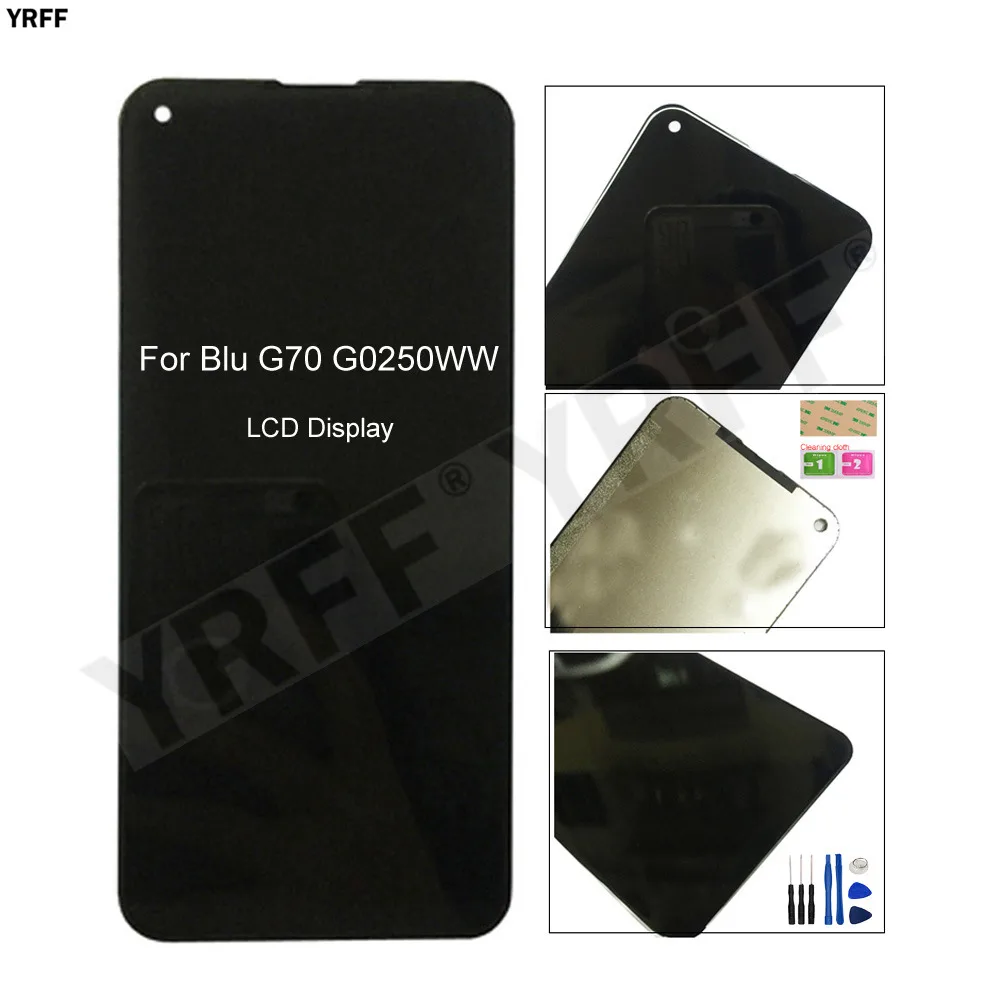 For Blu G70 G0250WW LCD Display Screens G70 Touch Screen Digitizer 6.35'' Glass Panel Sensor Mobile Phone Repair Tools 3M Glue
For Blu G70 G0250WW LCD Display Screens G70 Touch Screen Digitizer 6.35'' Glass Panel Sensor Mobile Phone Repair Tools 3M Glue