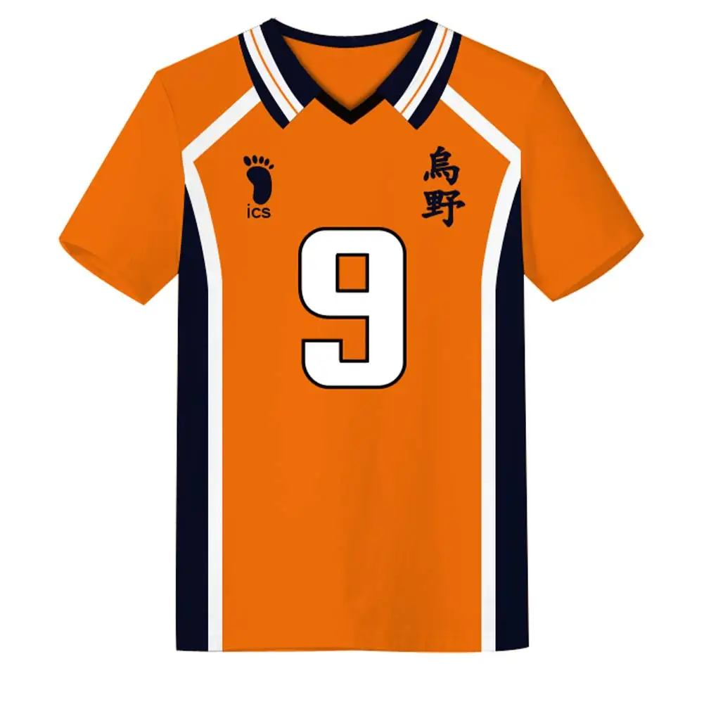 Haikyuu Tobio Kageyama Футболка с принтом Karasuno средняя школа клуб № 9 косплей костюм хлопок
Haikyuu Tobio Kageyama Футболка с принтом Karasuno средняя школа клуб № 9 косплей костюм хлопок
