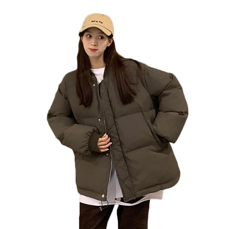 WSYORE Autumn and Winter Women Casual Wild Padded Jacket Female Student Thick Loose Cotton Coat Parkas NS2830
WSYORE Autumn and Winter Women Casual Wild Padded Jacket Female Student Thick Loose Cotton Coat Parkas NS2830
