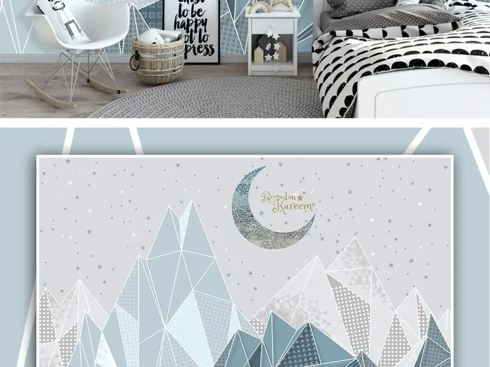 New Custom 3D Large Mural Wallpaper Original Nordic modern minimalist geometric children's room TV Background living Bedroom
New Custom 3D Large Mural Wallpaper Original Nordic modern minimalist geometric children's room TV Background living Bedroom