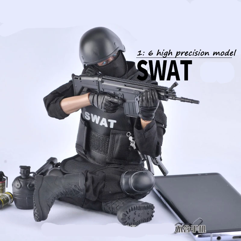 1:6 SWAT police Creative Style Camouflage Plastic Belt Toy Gun 30cm Military Model Soldiers Collection level War fan adjustment
1:6 SWAT police Creative Style Camouflage Plastic Belt Toy Gun 30cm Military Model Soldiers Collection level War fan adjustment
