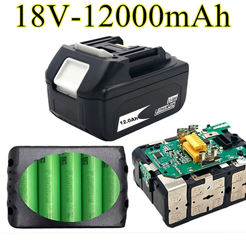 2021 new Makita bl1880 bl1860 bl1830 rechargeable battery + charger 18V 12.0ah, 12000mah Li ion battery, power tools
2021 new Makita bl1880 bl1860 bl1830 rechargeable battery + charger 18V 12.0ah, 12000mah Li ion battery, power tools