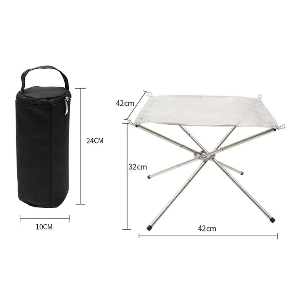 Bonfire Campfire Pit Camping Wood Stove Stand Frame Fire Rack Stainless Steel Foldable Mesh Fire Pit Outdoor Wood Heater Heating
Bonfire Campfire Pit Camping Wood Stove Stand Frame Fire Rack Stainless Steel Foldable Mesh Fire Pit Outdoor Wood Heater Heating
