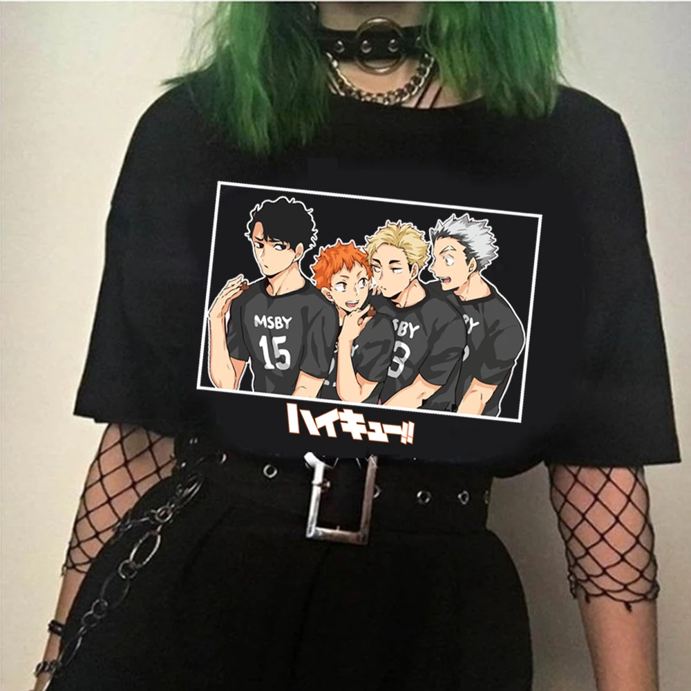 Haikyuu Funny T Shirt Men Unisex Anime T-shirt Cool Streetwear Graphic Tshirt Fashion Top Tees Male
Haikyuu Funny T Shirt Men Unisex Anime T-shirt Cool Streetwear Graphic Tshirt Fashion Top Tees Male
