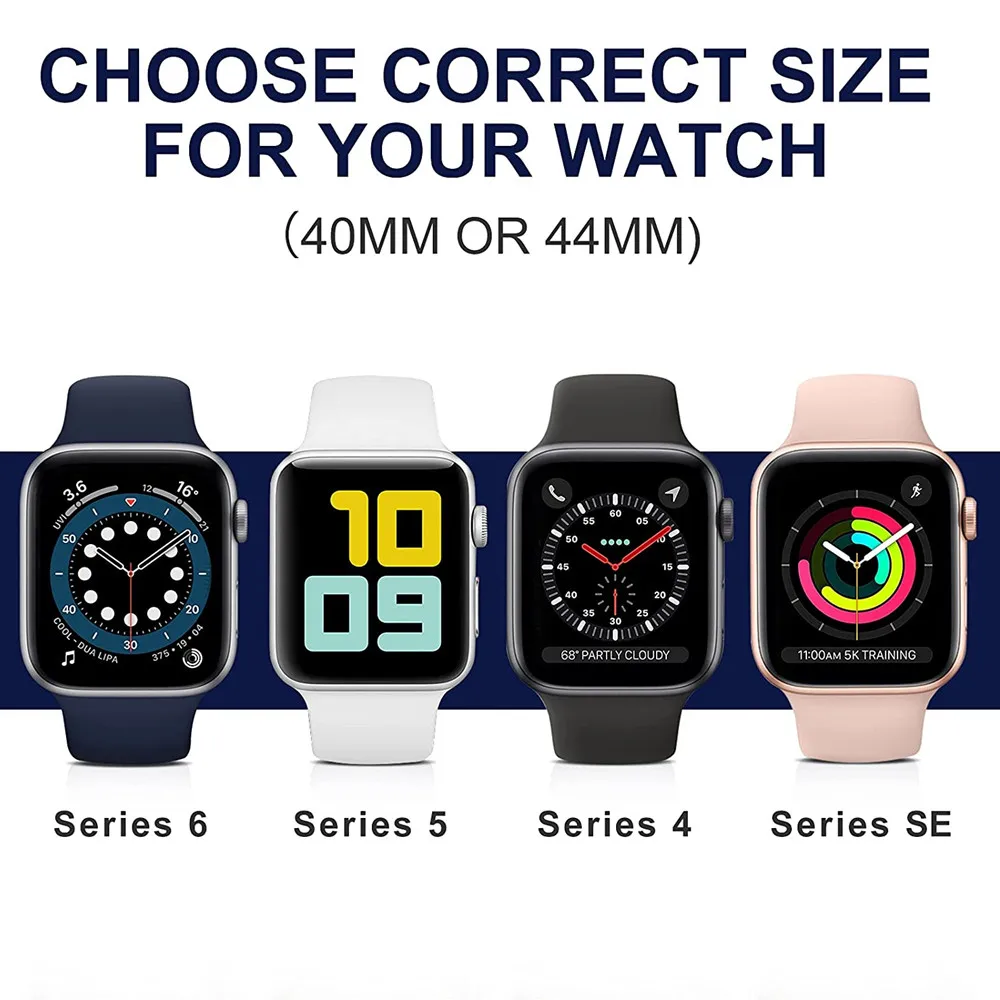 Гидрогелевая Защитная пленка для Apple Watch Series 7 6 5 4 3 2 1 полная защита iWatch 41 мм 45 40 44 38